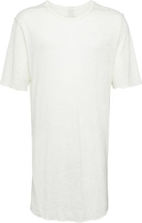 Isaac Sellam Experience zip-detailing linen T-shirt - men - Linen/Flax - L - Neutrals