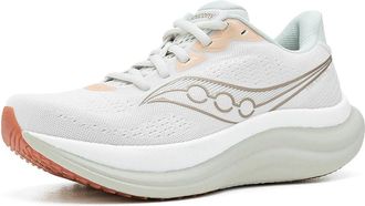 Saucony Triumph 23 Womens Running Shoes White/Arctic : 10.5 D - Wide, Textile