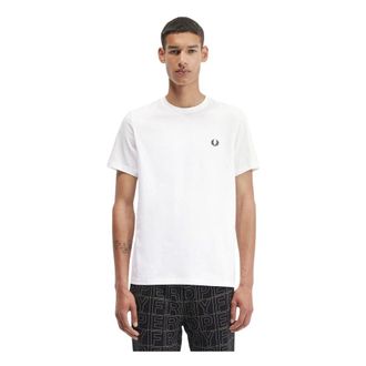 Fred Perry T-Shirts, male, White, Size: 2XL Laurel Wreath Graphic T-Shirt
