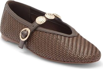 Steve Madden Leia Woven Flat in Brown at Nordstrom Rack, Size 8.5