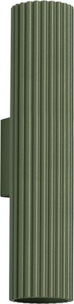 Sollux Lighting Design Wandlampe Karbon H 30 cm, Olivgrün