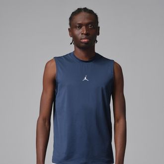 Nike Jordan Mens Jordan Sport Essentials Dri-FIT Sleeveless Top in Blue | IF0889-410