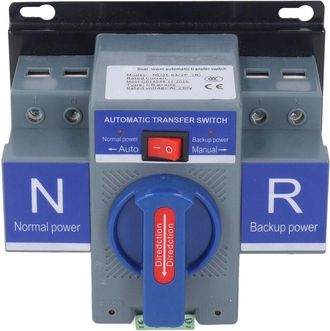 OEM Interruptor De Transferencia Autom&aacute;tica 2p Con Generador De Doble Alimentaci&oacute;n Para Uso Dom&eacute;stico. Ats Compacto Y Fiable Para Sistemas De 230 V Ca (63