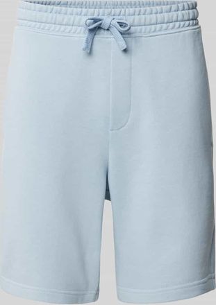 HUGO BOSS Sweatshorts mit Label-Print Modell Nomario in Sky, Größe XXL