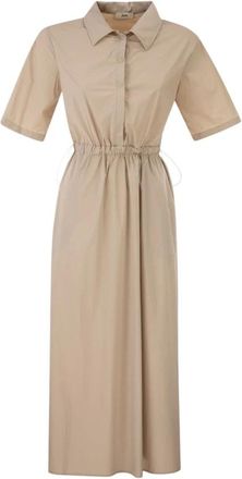 Herno Shirt Kleedjes - Dames - Shirt Kleedjes - Beige - M - Kleedjes