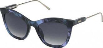 Nina Ricci Womens SNR300-5209MC SNR300 52 5209MC Sunglasses - Blue - One Size