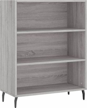 vidaXL Vidaxl - Estantería madera de ingeniería gris Sonoma 69,5x32,5x90 cm