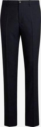 Etro Slim-Fit-Hose aus gebl&uuml;mtem Baumwolljacquard Roma