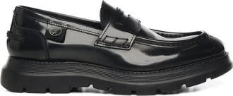 Giuliano Galiano Bryan Mocassins leather loafers - Black