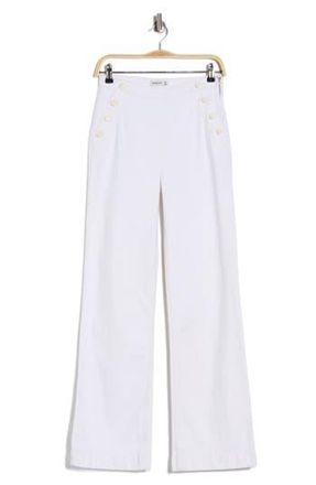 SIMKHAI Sailor Wide Leg Jeans in White at Nordstrom Rack, Size 27