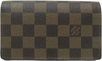 Louis Vuitton Pre-owned Canvas Portemonnee - unisex - Vintage Accessoires - Bruin - ONE Size - Vintage