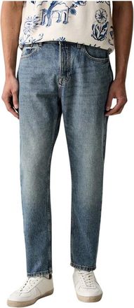 Scotch & Soda Straight Jeans - Heren - Slim Fit Jeans - Blauw - W34 L32 - Denim - Jeans