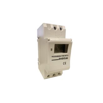 Digital 04632 Interruptor Horario 16a 24/7 - Gris