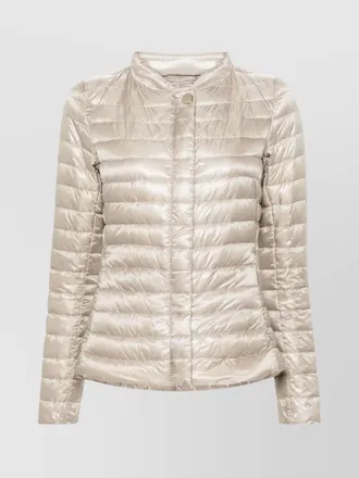 Herno down quilted short puffer jacket