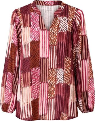2-Biz Esmara Blouse - Dames - Blouses - Veelkleurig - 2XL - Overhemden
