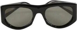 Gucci Pre-owned Plastic Zonnebrillen - Dames - Vintage Accessoires - Zwart - ONE Size - Vintage