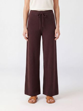 MC2 Saint Barth Cambon High-Waisted Straight-Hem Cotton Knit Trousers