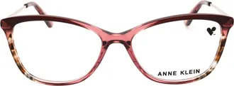 Anne Klein AK5090 Rectangular Acetate Eyeglasses - Pink