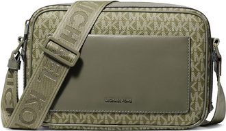 Michael Kors Maeve Large East West Pocket Xbody Cross Body Womens Handbags Ivy, Polyester