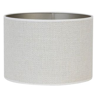 Light & Living Pantalla De L&aacute;mpara - Saverna - Blanco - Textil - Light&living