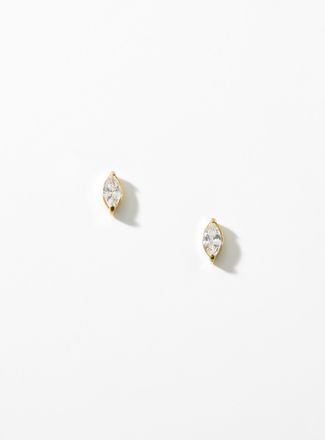 Simons Womens Birthstone oval earrings