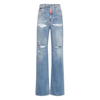 Philipp Plein Dames, Jeans, Blauw, Maat: W25 Denim