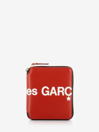 Comme Des Gar&ccedil;ons Wallet Hugo logo SA2100HL red