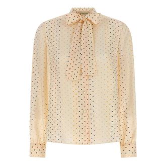Valentino Garavani Dames, Blouses & Shirts, Roze, Maat: XS Zijde
