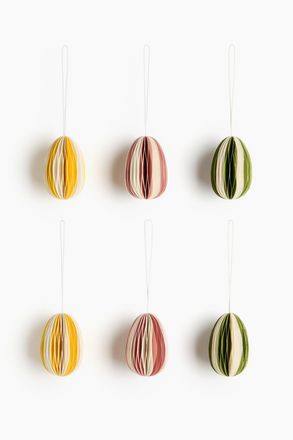 H&M 6er-Pack Osterdekorationen - Green