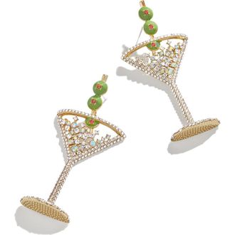 BaubleBar Dirty Martini Statement Earrings in Clear at Nordstrom