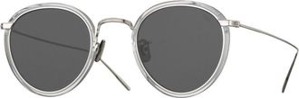 Eyevan 7285 717E 2030 Mens Sunglasses Grey Size 46