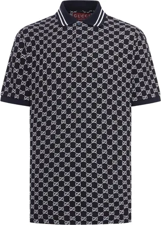 Gucci GG-pattern Coton Polo Shirt