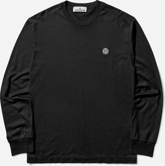 Stone Island Men s 60/2 Cotton Jersey Longsleeve T-Shirt Black