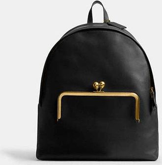 Coach Kisslock Frame Backpack