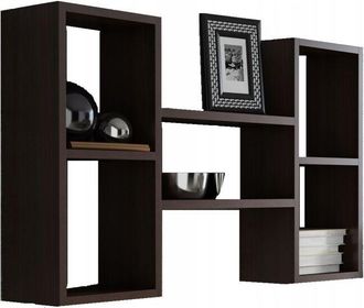 OEM Mensola Sospesa Libreria A Parete Polo Wenge Per Il Soggiorno