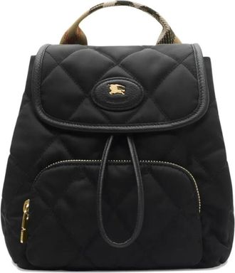 Burberry Black Horseshoe Mini Backpack