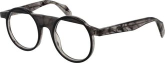 Yohji Yamamoto Gray Plastic Glasses Mens (Frames)
