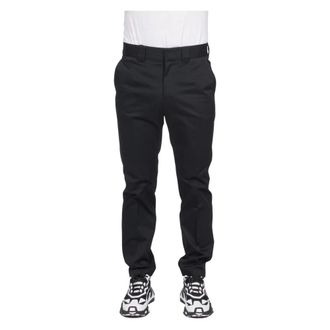 Dolce & Gabbana Broeken, Heren, Zwart, S, Katoen, Pantalone sartoriale in cotone