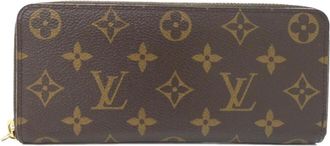 Louis Vuitton Hot Pink Marron Coated Canvas Long Wallet (Bi-Fold) (Pre-Owned)