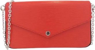 Louis Vuitton Pre-owned Clutches, female, Red, Size: ONE SIZE Pre-owned Vintage Epi Pochette