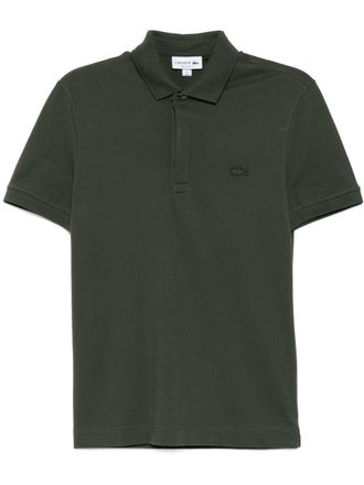 Lacoste Paris Stretch Piqu&eacute; polo shirt - Green