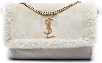 Saint Laurent Pre-owned Saint Laurent Medium Shearling Monogram Kate Reversible Shoulder Bag Ladies 542BQD8BJRBYN30H