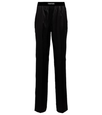 【関税込み】TOM FORD ブラック ワイドパンツ TOM FORD ワイドパンツ | ブラック | FARFETCH JP