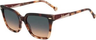 Carolina Herrera Vierkante zonnebril - Dames - Zonnebrillen - Rood - 54 MM - Accessoires