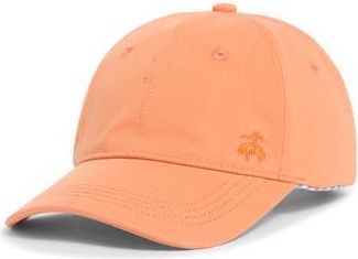 Brooks Brothers Cotton Baseball Cap in Orange at Nordstrom Rack