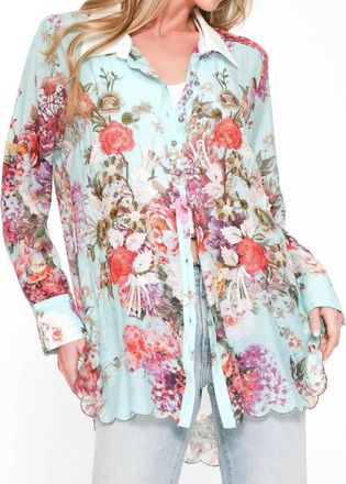 Aratta The Thought Of You Shirt In Teal