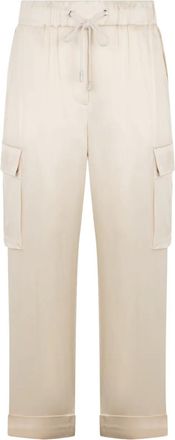 PESERICO Pantaloni con tasche elasticizzate - Toni neutri