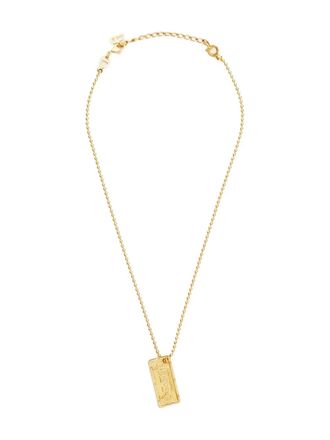 Dior 1970-1990s pendant necklace - women - Gold Plated - One Size