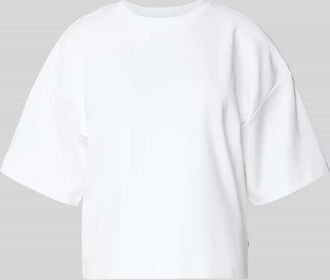 s.Oliver Red Label Oversized T-Shirt aus reiner Baumwolle in Weiss, Gr&ouml;&szlig;e 34