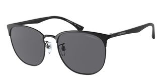 Emporio Armani EA2122D Asian Fit Polarized 300181 Mens Sunglasses Black Size 56